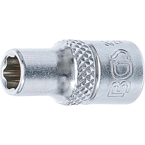 BGS Steckschlüssel-Einsatz Super Lock Antrieb Innenvierkant 6,3 mm (1/4") SW 5,5 mm - 2343 (1/3)