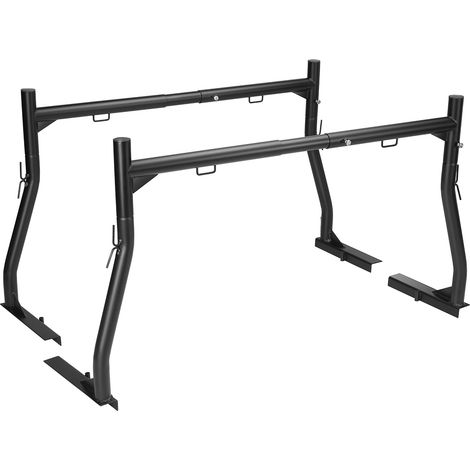 VEVOR Portaequipajes para Coche de Acero Barras Universales Carga de 363 kg Portaequipajes para Camiones Pernos en J Altura de 787 mm Ancho de 1170-1803 mm para Kayak, Tabla de Surf, Madera, Escalera (1/5)