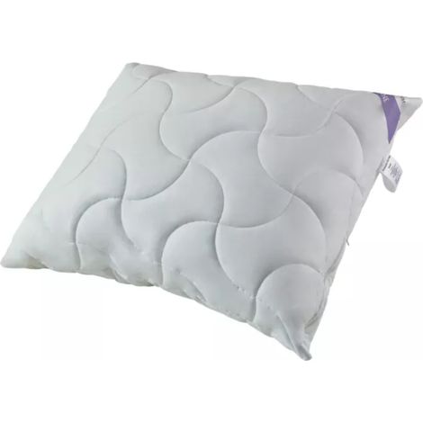 no-name SATINE almohada blanca 70x80 cm confort ajustable (1/5)