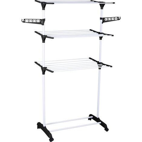 Vertikaler Wäscheständer mit Platz für Kleiderbügel, 160 cm, ALTO (1/5)