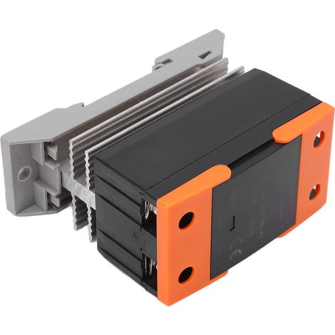 Kompaktes Halbleiterrelais mit Kühlkörper, DC-Eingang 3-32 V, AC-Ausgang 24-480 V, DA-Modul (1/5)