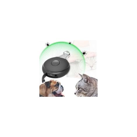 Répulsif à ultrasons Contre Les Moustiques puces et Les tiques pour Animaux, Anti Tique Ultrason électronique Répulsif Contre Les parasites à ultrasons - Répulsif Contre Les Insectes (1/5)