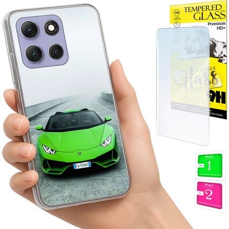 Funda para Motorola Moto G86 Power, carcasa trasera con foto y cristal 9H. (1/5)