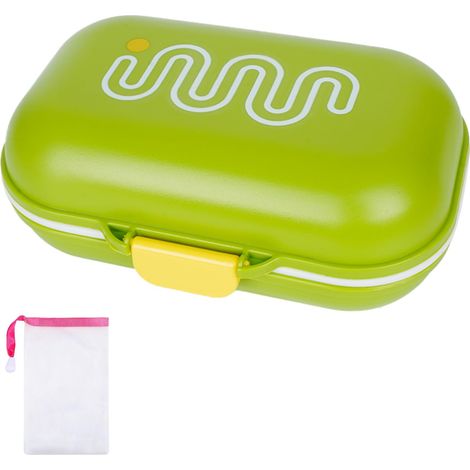 Boîte à savon de voyage - Porte-savon avec égouttoir - Couvercle d'égouttement - Sac à savon en plastique - Petite boîte à savon (1/5)