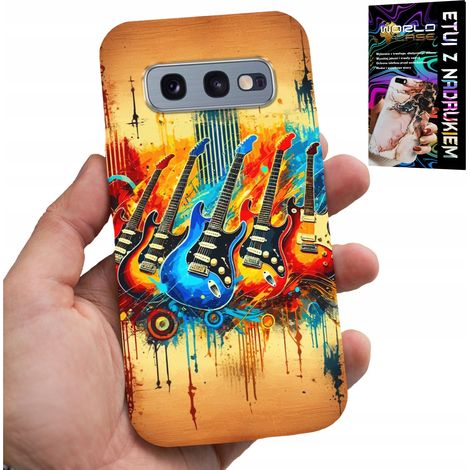 Coque pour Samsung Galaxy S10E - guitare électrique, rock and roll, métal (1/5)