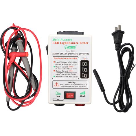 Testeur LED Multifonction LCD TV Source Lumineuse pour Réparation LED 100‑240V Prise US (1/5)