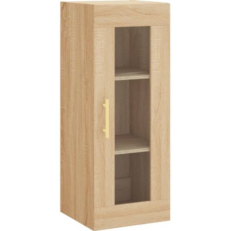Maison Exclusive - Armario de pared roble Sonoma 34,5x34x90 cm (1/5)