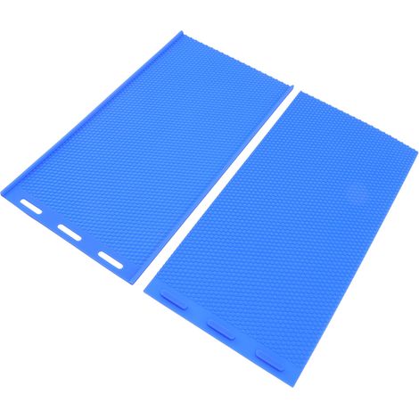 Lot de 2 moules en silicone pour feuilles de cire d'abeille, outils de moulage souples pour l'apiculture.