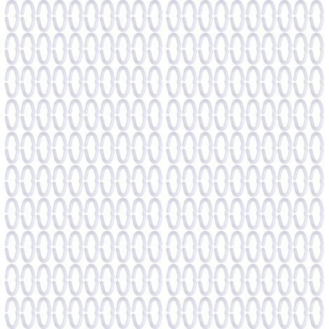 Packung mit 200 weißen Nasenringen aus Kunststoff für Hühner, kleines Modell, Schnabelclips für Geflügel, landwirtschaftliche Zuchtausrüstung. (1/5)