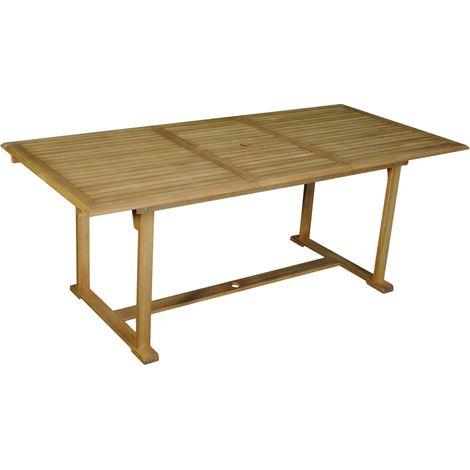 Tavolo da giardino allungabile in legno di acacia 150/200x90 (1/3)