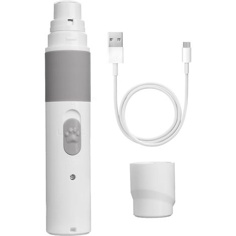 Coupe-ongles électrique pour chiens et chats, modèle 2026, rechargeable, sans fil, silencieux.-AquaForge (1/5)