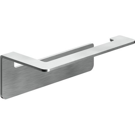 CCYKXA Stainless Steel Toilet Paper Holder with Adhesive - Wall Mounted Toilet Paper Roll Holder - No Holes or Drilling - Bathroom