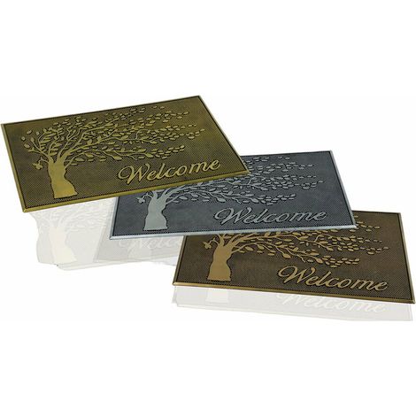 Zerbino Hidalgo Welcome Colori assortiti Gomma 75 x 45 x 0,5 cm Albero