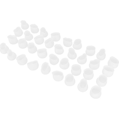 Lot de 36 protections pour meubles, embouts de pieds de chaise en silicone anti-rayures, protections de sol (1/5)