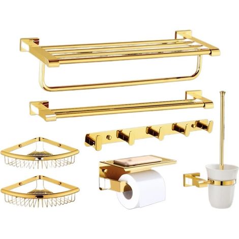 komplett aus Kupfer goldene Ablage fürs Badezimmer