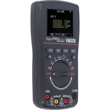 Multimètre oscilloscope 2 en 1 1MHz échantillonnage 2.5Msps testeur tension courant AC DC diode mesure volt ampère (1/5)
