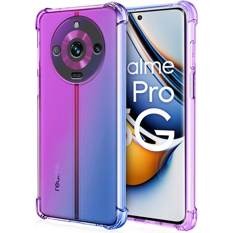 Fallfeste Schutzhülle mit Farbverlauf für Realme 11 Pro / 11 Pro+, Lila / Blau (1/4)