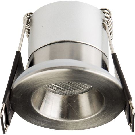 Encastré BALI LED 6 rond fixe inox brossé bleu 1,2W IP54 - EUROPOLE - 461602 (1/3)