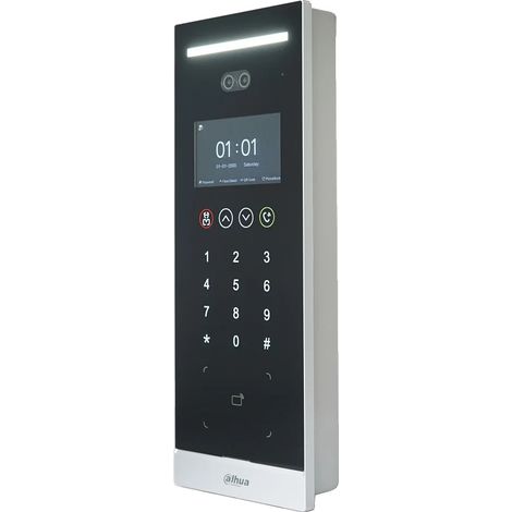 Interphone vidéo, Station extérieure IP, Technologie de reconnaissance faciale, avec boîte de surface (1/2)