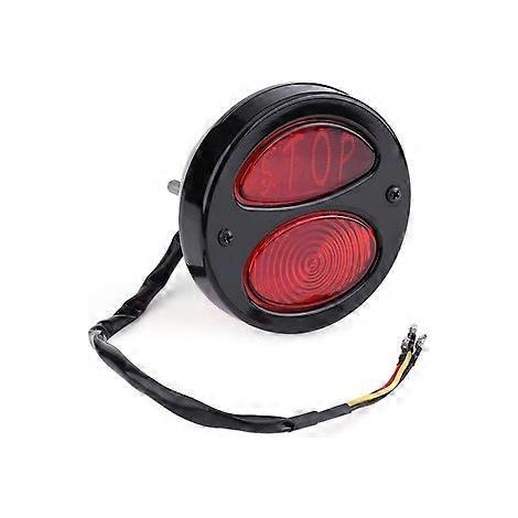 Custom-Motorradrückleuchten für 12V-Motorrad-Rücklicht, LED-Hinterradbremsleuchte, Kennzeichenbeleuchtung für Bobber, Cafe Racer und andere Motorräder