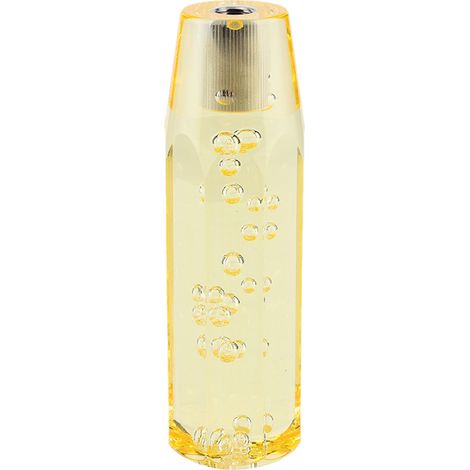 Levier de vitesse universel en cristal 15cm/5.9in, jaune, pour boîte manuelle, pommeau de changement de rapport, adapté à la plupart des véhicules. (1/4)
