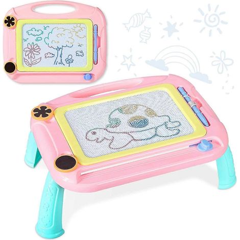 Tableau magnétique compatible avec les enfants, grand tableau à dessin pour écrire et peindre. (1/5)