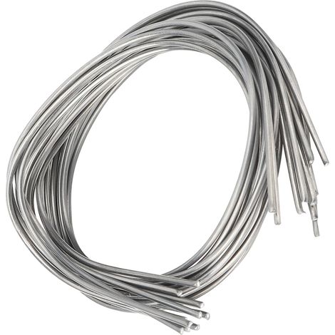 10 baguettes de soudure en aluminium et cuivre, électrodes de 2 mm de diamètre, fil fourré pour soudure basse température (1/5)