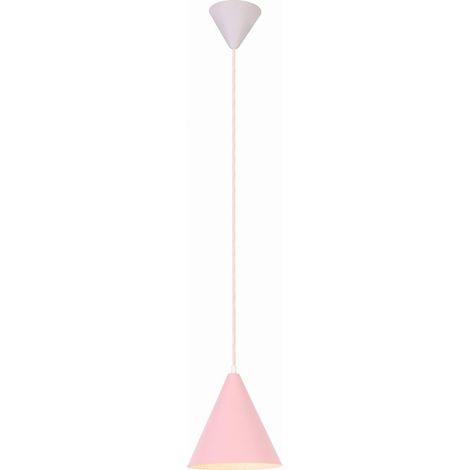 Candellux VOSS lampada a sospensione rosa E27 Ø20cm