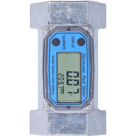 2-Zoll-Digital-Turbinen-Durchflussmesser für Flüssigkeiten, Wasser, Gas, Kraftstoff, Öl LLW-50, 2,3 V–3,3 V (1/5)