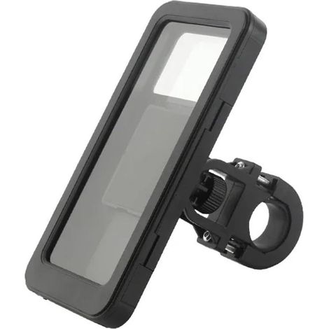 Supporto per cellulare da moto, impermeabile, supporto per cellulare per bicicletta, girevole a 360°, regolabile (per bicicletta) (1/4)