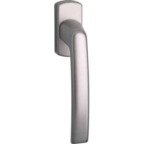 Satin Poignée de fenêtre, verdeckt vissé, stylet pour carré de 7 mm gerichtet, titan anodisé, 1 pièce (1/2)