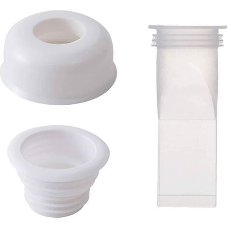 Autre accessoire pour évier Bouchon d'étanchéité d'égout de tuyau de vidange, tuyau d'anneau d'étanchéité d'égout en silicone, dispositif anti refoulement de noyau interne Scrollsqy (1/5)