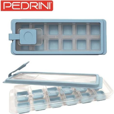 Set Formetta Ghiaccio con Coperchio 12 Cubetti