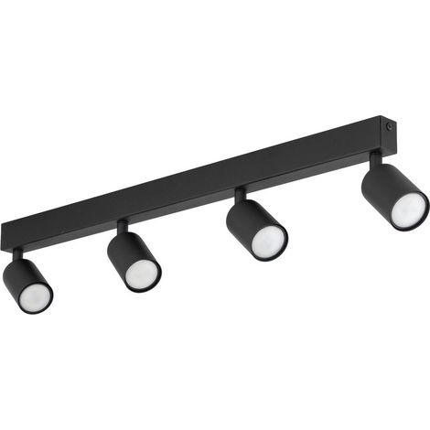 tk-lighting Zeitgenössischer Spot Schwarz 83 cm Länge (1/5)