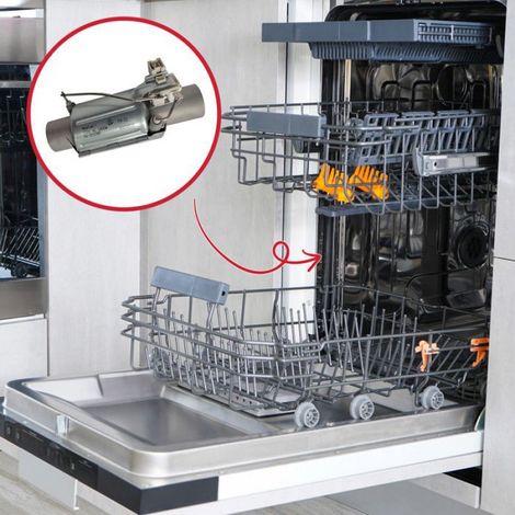 Resistance Lave-vaisselle - 1800 W - 148 mm - Diametre 32 mm - Piece Detachee (1/4)