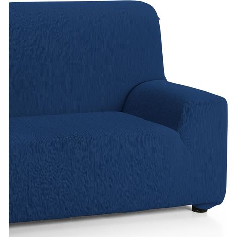 Housse élastique pour canapé 3 Places, Bleu Marine, de 170 à 220 cm de Large (1/5)
