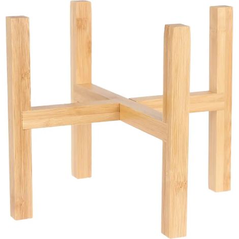 Socle en bois pour pot de fleurs support pour bonsa (1/5)