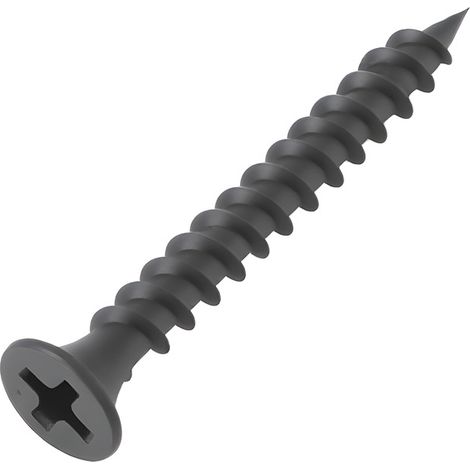 Paquete de 50 tornillos para paneles de yeso - 3,5 x 35 mm - Negros - Cabeza avellanada Phillips - Tornillos para madera para paneles de yeso (1/5)