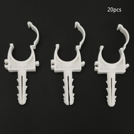 Collier de serrage en forme de U pour tuyau d'eau, support de fixation avec vis (25 mm) (1/5)