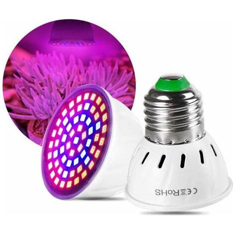 Lampe de croissance pour plantes Qcwwy, lampe de croissance E27, lampe de croissance pour plantes de serre pour grandes plantes d'intérieur (24) (1/5)