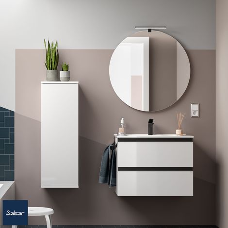 Salgar Schrank wandhängend SPIRIT 600 2 Metallauszug WHITE COTTON 598 x 540 x 450 mm (1/5)