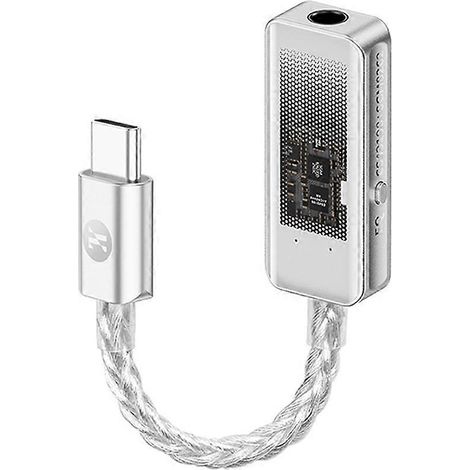 JCALLY JM98MAX tragbarer Kopfhörerverstärker, CS43198 32-Bit 384 kHz DSD256 DAC, USB-C auf 3,5 mm Typ-C-Buchse. (1/5)
