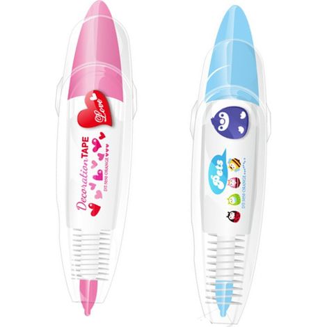 Ruban correcteur décoratif pour scrapbooking, cartes de vœux, lettres, agenda, papeterie, fournitures scolaires (1/4)