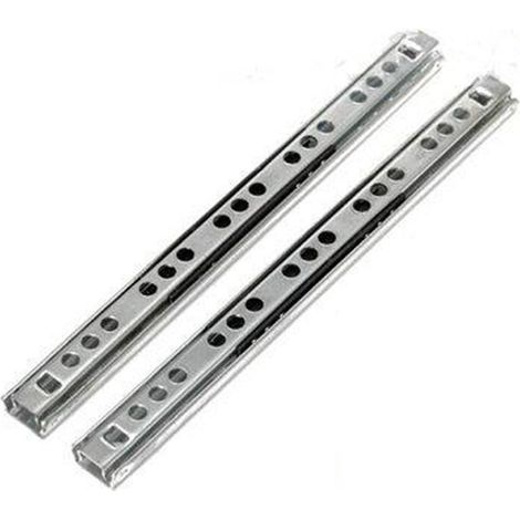 GUIDA A SFERA PER CASSETTI 17X342MM PORTATA KG 10 ZINCATA