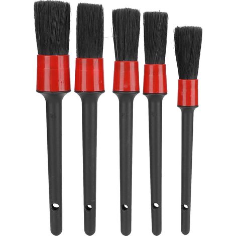 Kit de nettoyage de détail automobile 5 pièces pour les jantes, les aérations et le moteur. (1/5)