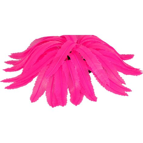 1 Fougeres fluo. decoration aquarium.  ø7 cm x 11 cm. couleur aleatoire. - Flamingo (1/5)