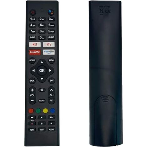 RT22R3KECA Télécommande pour Continental Edison CELED55SAUDV23B7, CELED65UHDSA23B7, CELED32SAHDV23B7 Edenwood ED55C05UHD-MM,ED65C05UHD-MM Hyundai HY-TVSAND43-004.HY-TVSAND55-55-001 (1/5)