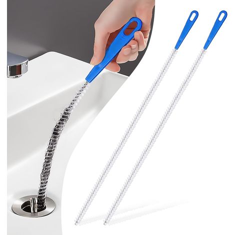 4er Abflussbürste 45cm Für Abfluss Küche Waschbecken Badewanne (1/5)