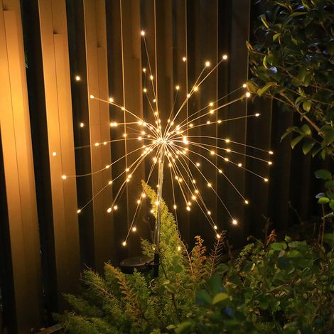 Lampes solaires pissenlit avec 150 LED camping, d'extérieur, terrasse, pour jardin, pelouse, et décoration ambiance (1/5)