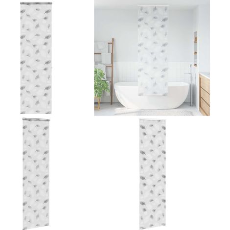 vidaXL Store enrouleur de douche avec cassette largeur du tissu 76 cm (1/5)